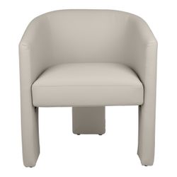 Kylie Dining Chair - Soft Grey Vegan Leather