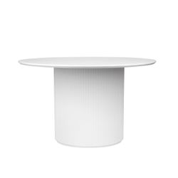 Arlo Round Dining Table - 1.2m White