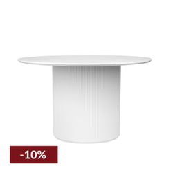 Arlo Round Dining Table - 1.2m White