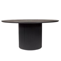 Arlo Round Dining Table - 1.5m Black