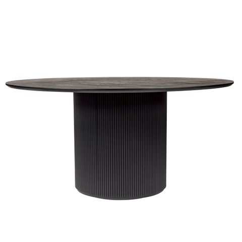 Arlo Round Dining Table - 1.5m Black