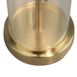 East Side Table Lamp - Brass with Black Shade