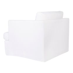 Birkshire Slip Cover Right Arm Facing Seat  - White Linen