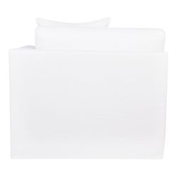 Birkshire Slip Cover Right Arm Facing Seat  - White Linen