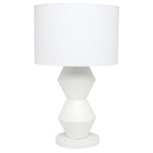 Abstract Table Lamp - White