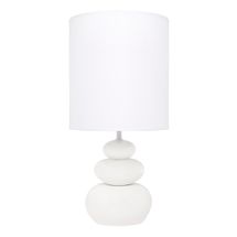 Koa Table Lamp - White Matt Ceramic