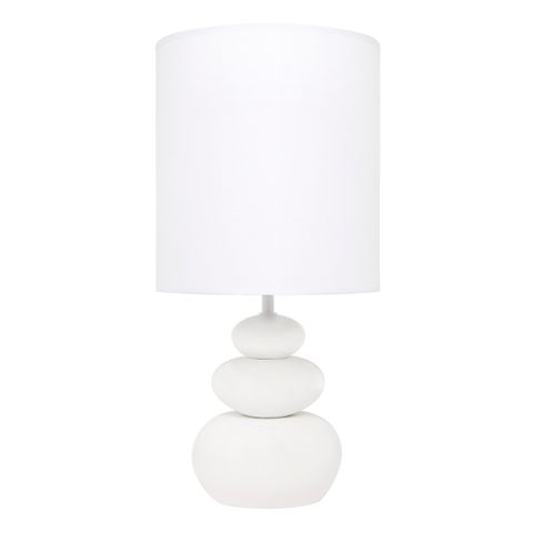Koa Table Lamp - White Matt Ceramic