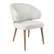 Harlow Natural Dining Chair - Natural Linen