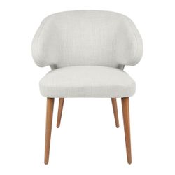 Harlow Natural Dining Chair - Natural Linen