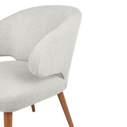 Harlow Natural Dining Chair - Natural Linen