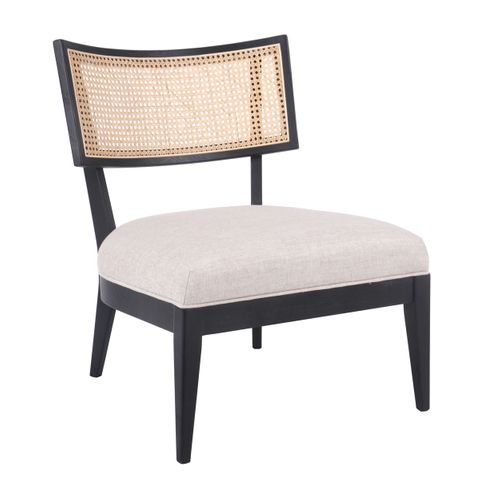 Darcy Rattan Occasional Chair - Natural Linen