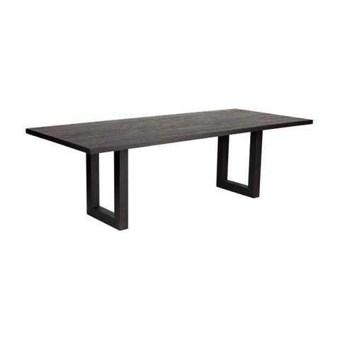 Leeton Dining Table - 2m Black