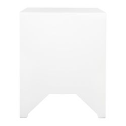 Ariana Bedside Table - Small White