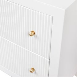 Ariana Bedside Table - Large White