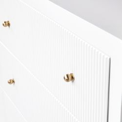 Ariana 6 Drawer Chest - White