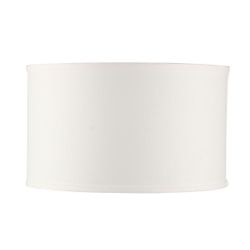 Left Bank Drum Shade - White