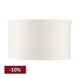 Left Bank Drum Shade - White