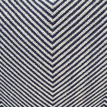 Chevron Upholstery Swatch - Blue Linen