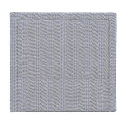 Chevron Upholstery Swatch - Blue Linen