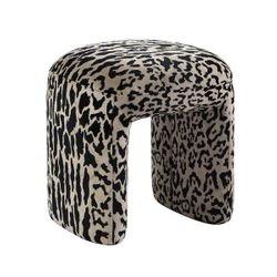 Safari Upholstery Swatch - Leopard Chenille