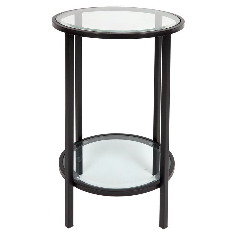 Cocktail Glass Petite Side Table - Black