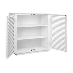 Bahama Oak Cabinet - White
