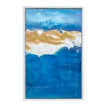Drifting Blues Enhanced Canvas Print