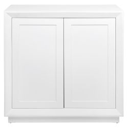 Balmain Oak Bar Cabinet - White