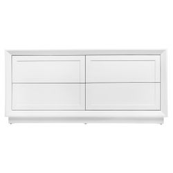 Balmain 4 Drawer Chest - White