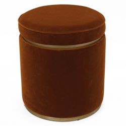 Plush Upholstery Swatch - Caramel Velvet