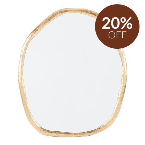 Tasman Wall Mirror - Gold Leaf