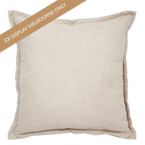 Bardot Cushion - Natural Linen