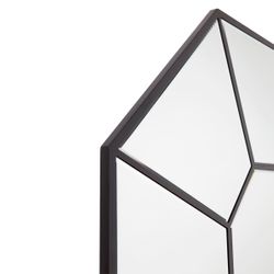 Amari Octagonal Mirror - Black