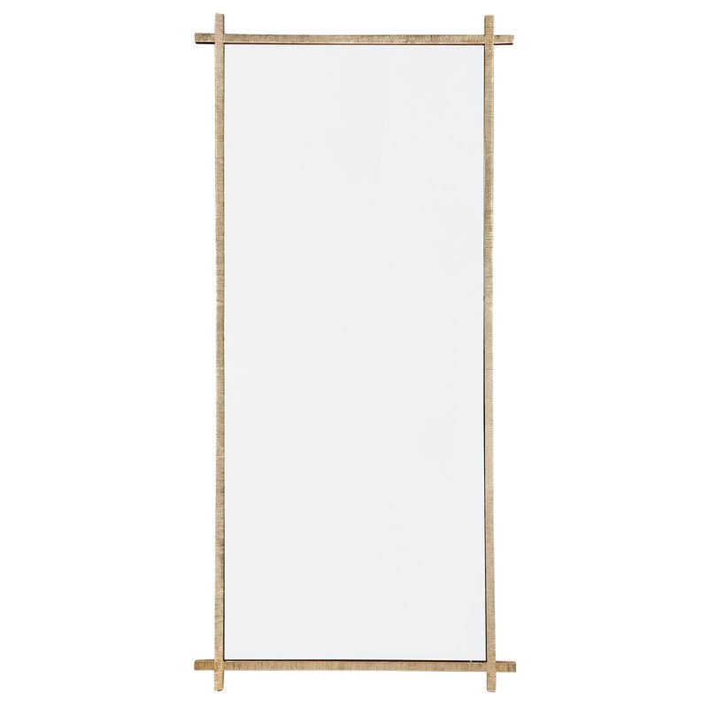 Oliverio Floor Mirror Gold Leaf