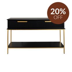 Aimee Console Table - Small Black
