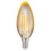 Globe LED Candle - Amber E14