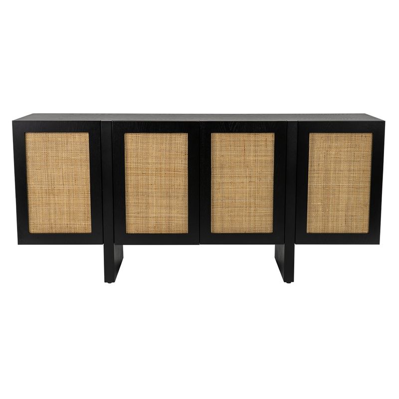 Fleetwood Rattan Buffet - Black