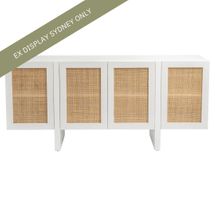 Fleetwood Rattan Buffet - White - OUTLET NSW