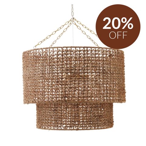 Navarre Rattan Pendant
