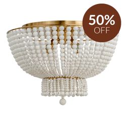 Meadow Lane Beaded Flush Mount