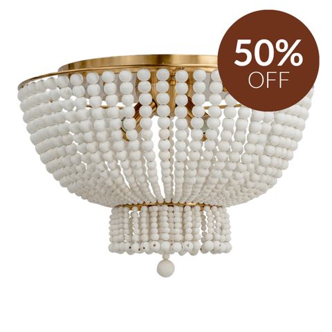 Meadow Lane Beaded Flush Mount