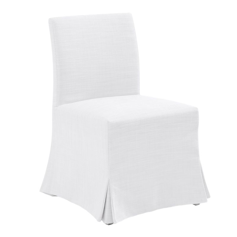 White linen outlet chair covers