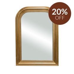 Clementine Wall Mirror - Gold Leaf