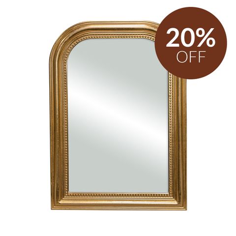 Clementine Wall Mirror - Gold Leaf