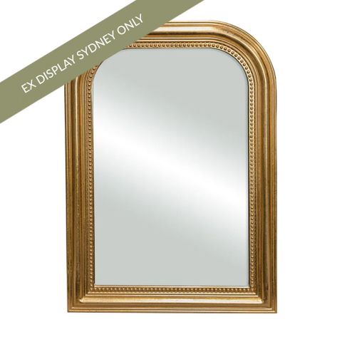 Clementine Wall Mirror - Gold Leaf - OUTLET NSW
