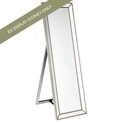 Zeta Cheval Mirror - Antique Silver - OUTLET NSW