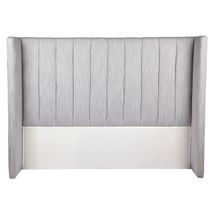 Central Park King Bedhead - Grey Linen