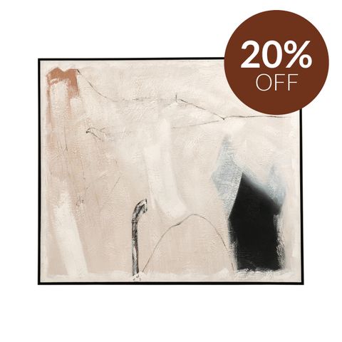 Tonal Retreat Oil On Canvas Painting - Medium