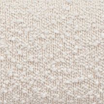 Pebble Upholstery Swatch - White Boucle