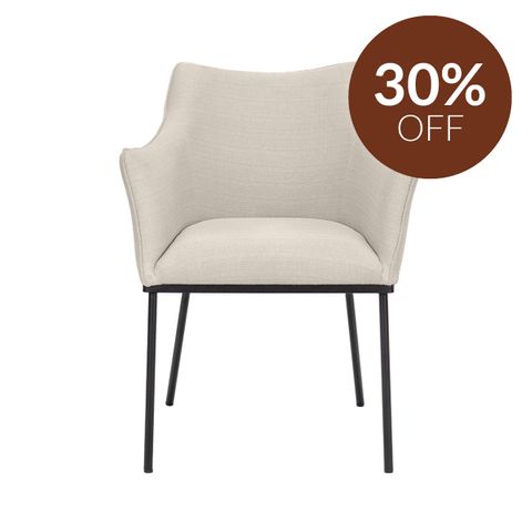 Zola Dining Chair - Cocoa + Pebble Grey  Modern Furniture Melbourne,  Sydney, Brisbane, Adelaide & Perth